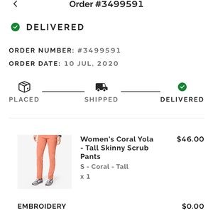 Figs coral scrubs small tall